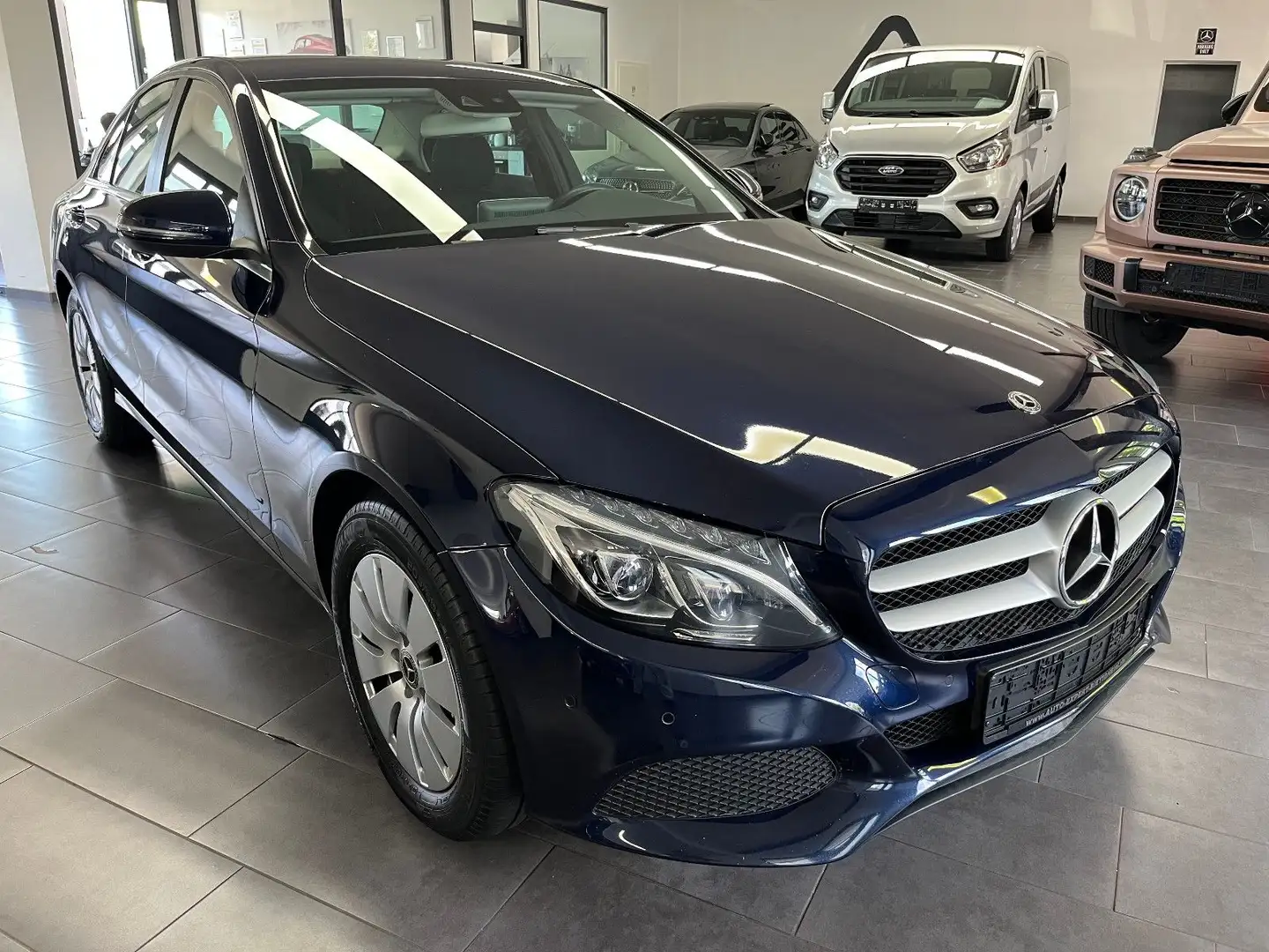 Mercedes-Benz C 200 d Lim. Navi/LED/Kamera/1.Hand Blauw - 1