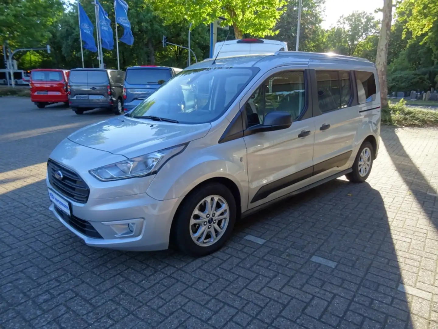Ford Transit Connect KOMBI L2 DIESEL AUTOMATIK,  KLIMA, FUNK-ZV, ELEK. Argent - 2