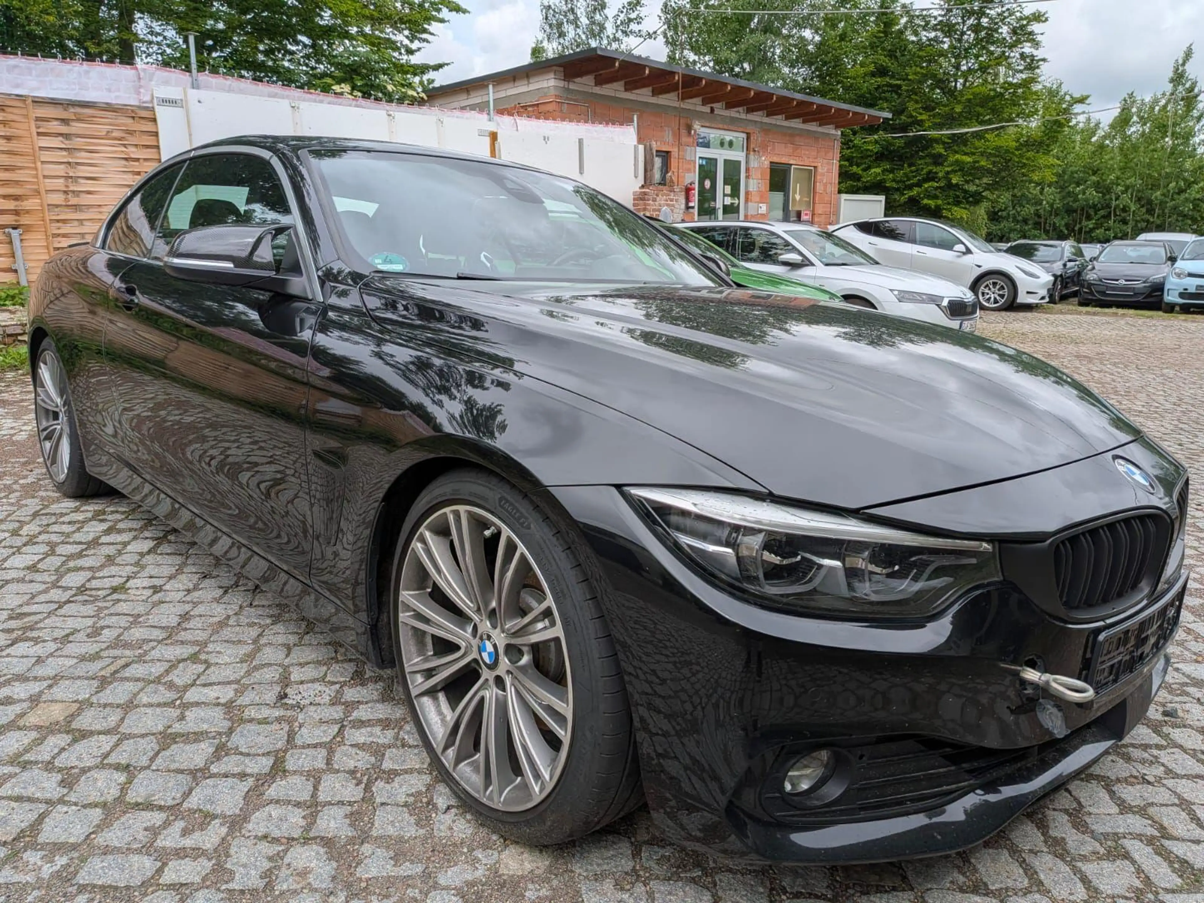 BMW 430 4 Cabrio 430 i Advantage Automatik Motor raucht