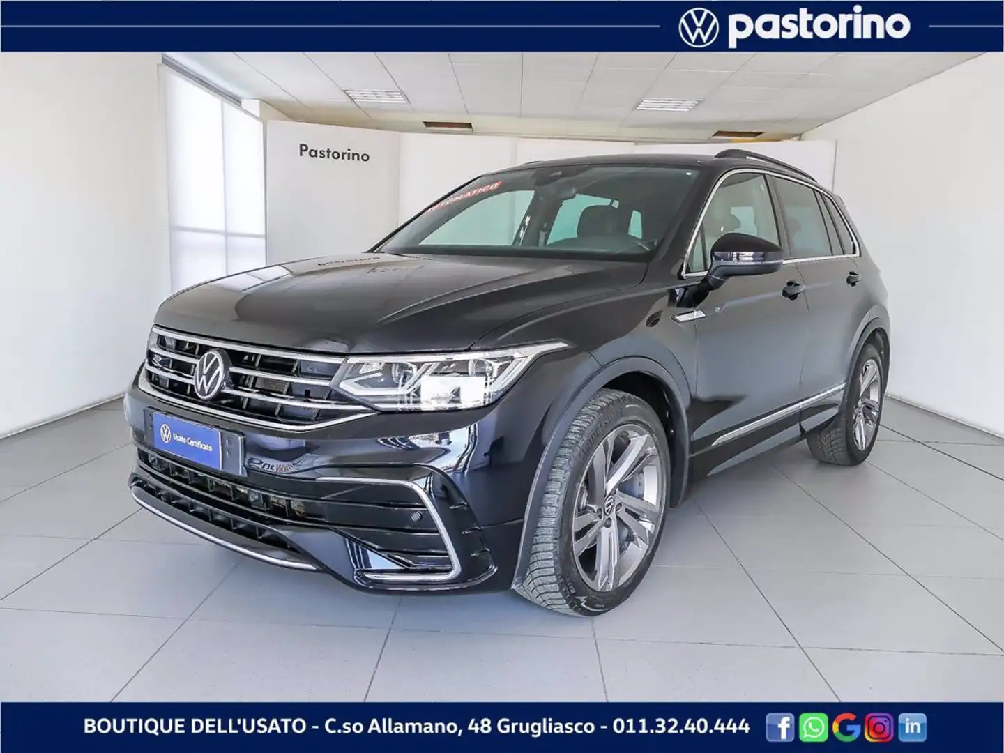 Volkswagen Tiguan 2.0 TDI R-LINE 150CV DSG Nero - 1