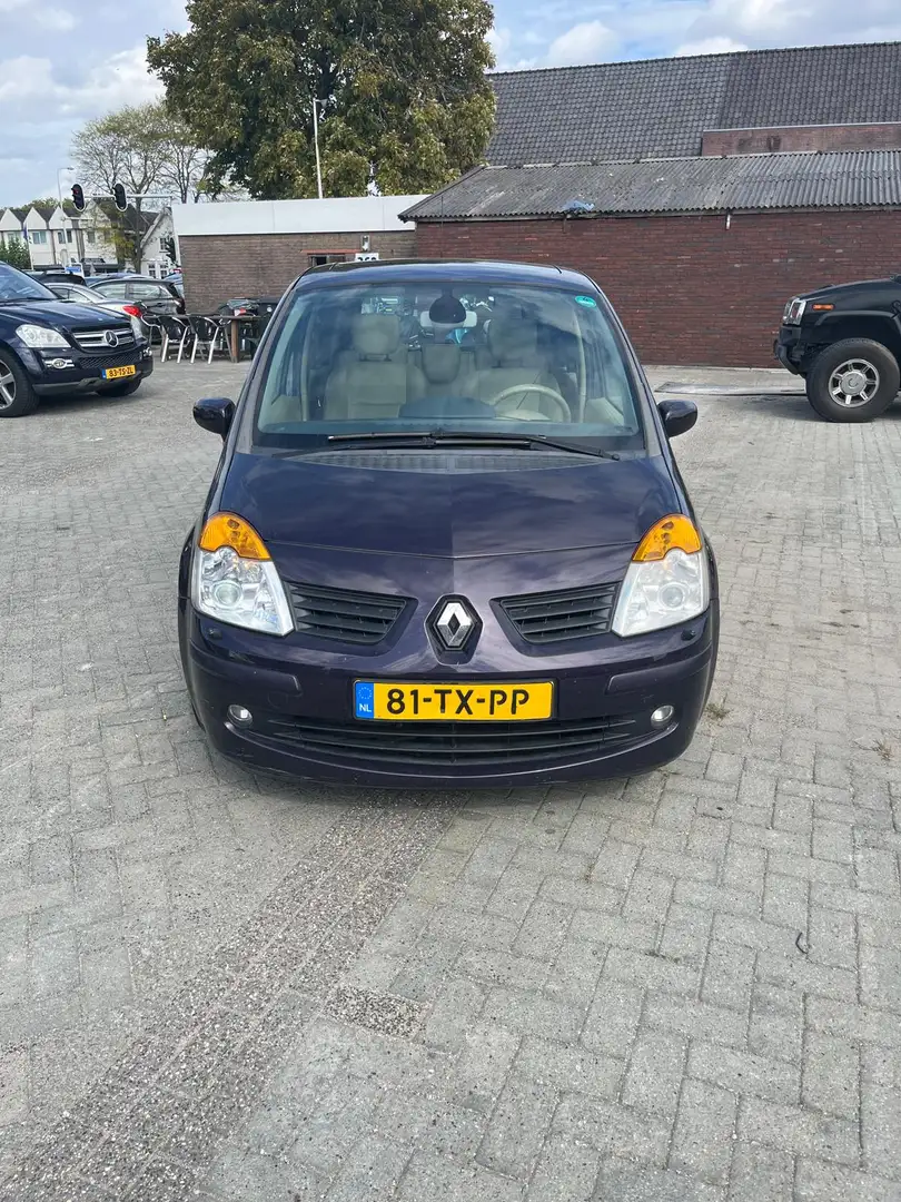 Renault Modus 1.6-16V Tech Road automaat panodak leer clima lm v Violett - 1