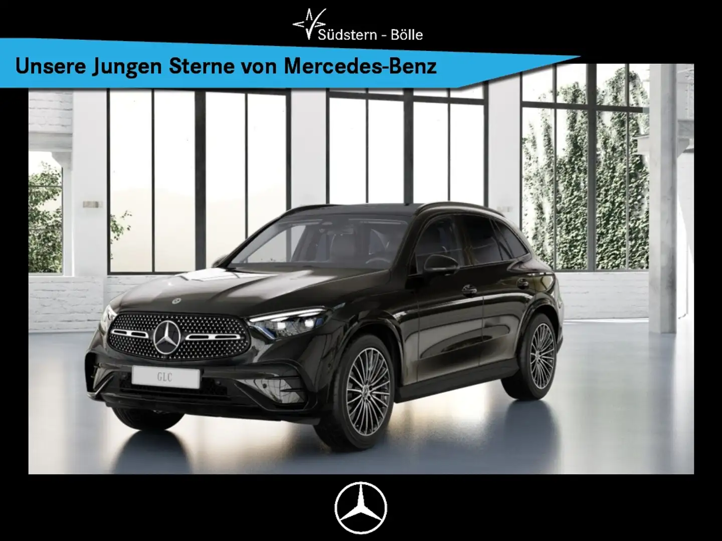 Mercedes-Benz GLC 300 d 4M EDIT.AMG+AHK+PANO+BURM.+SITZKLIMA+ Schwarz - 1