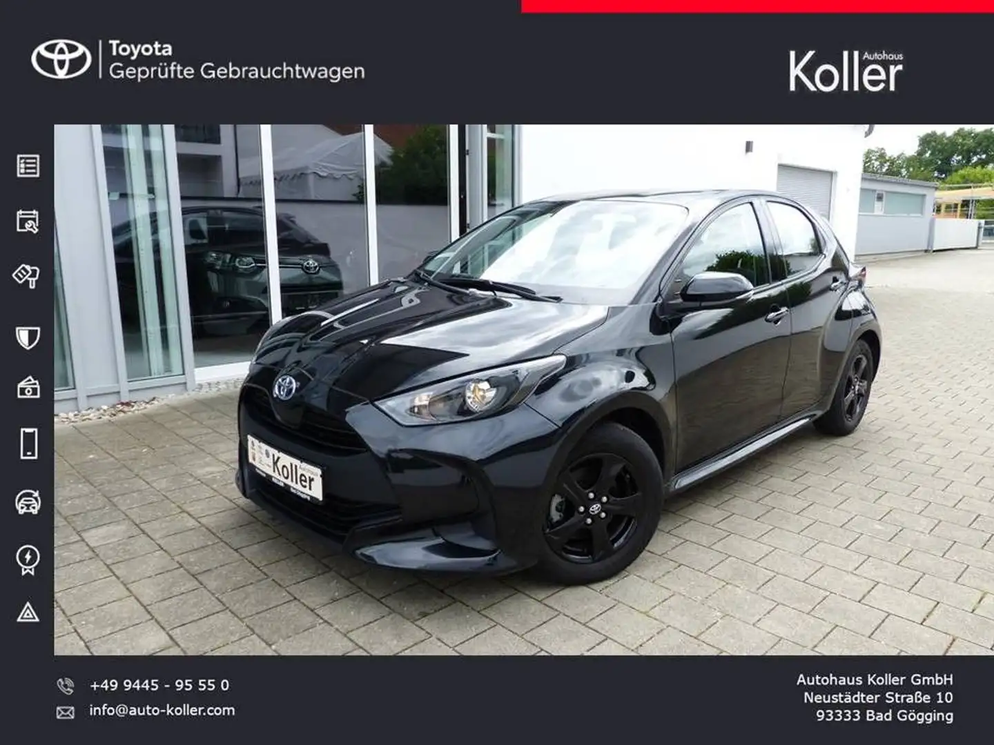 Toyota Yaris Hybrid Business Edition Navi SHZ CarPlay Zwart - 1
