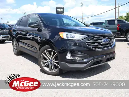 Black 2019 Ford Edge SUV / Crossover All-Wheel Drive Automatic