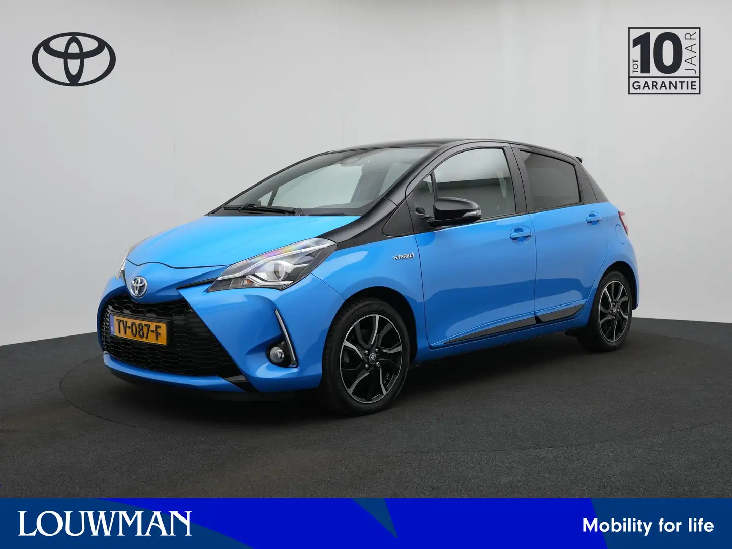 Toyota Yaris 1.5 Hybrid SkyBlue Bleu - 1