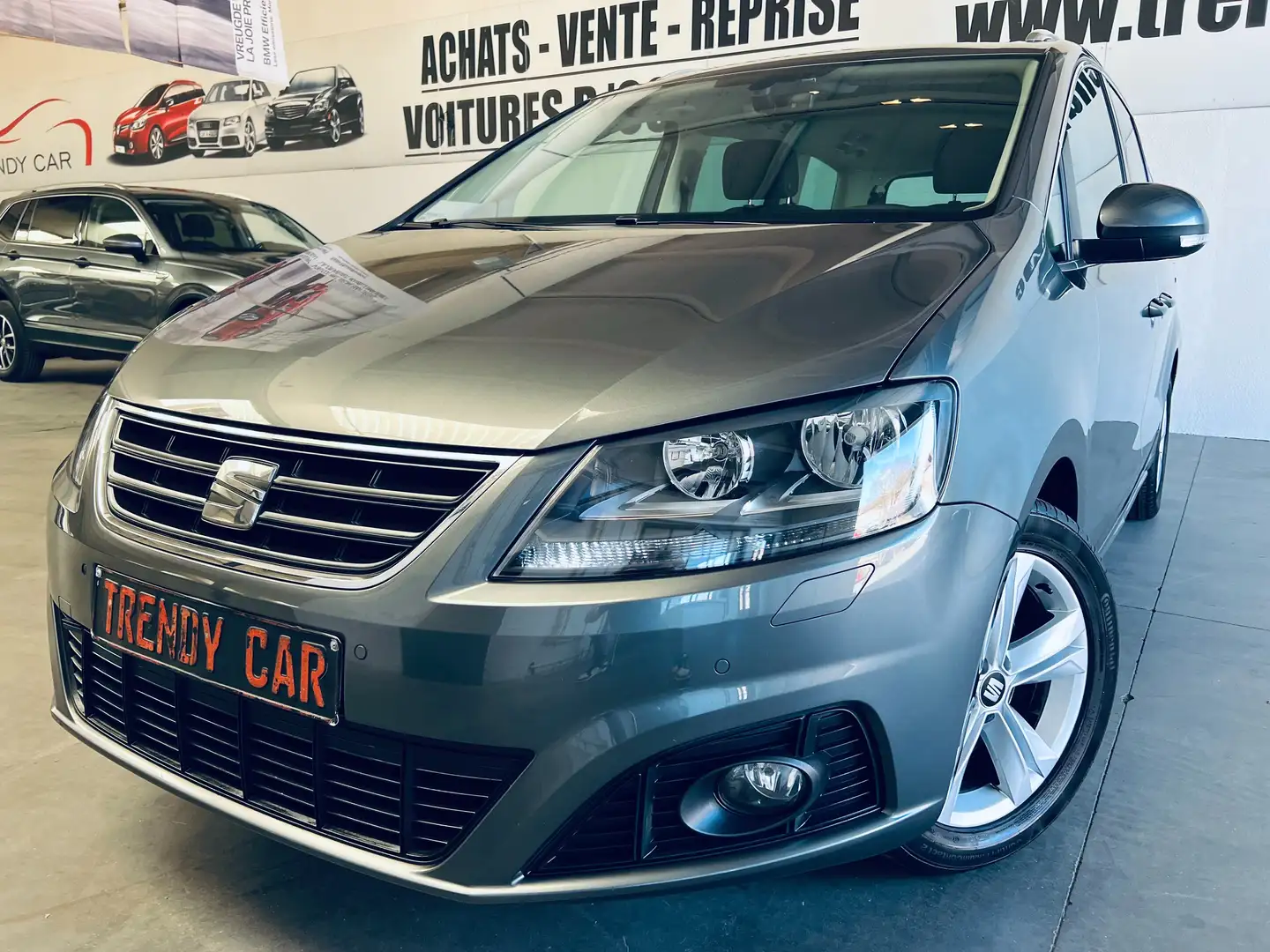 SEAT Alhambra 1.4 TSI Style 7PL+NAVI+CAMERA+CARNET+GARANTIE Gris - 1