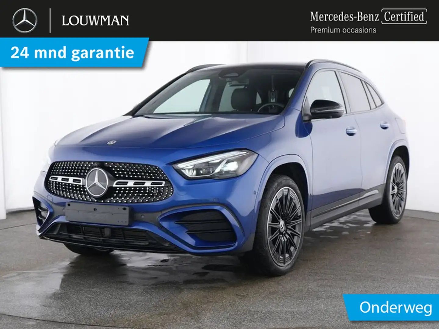 Mercedes-Benz GLA 250 e AMG Nightpakket Face Lift Plug-In Hybride | Pano Blauw - 1