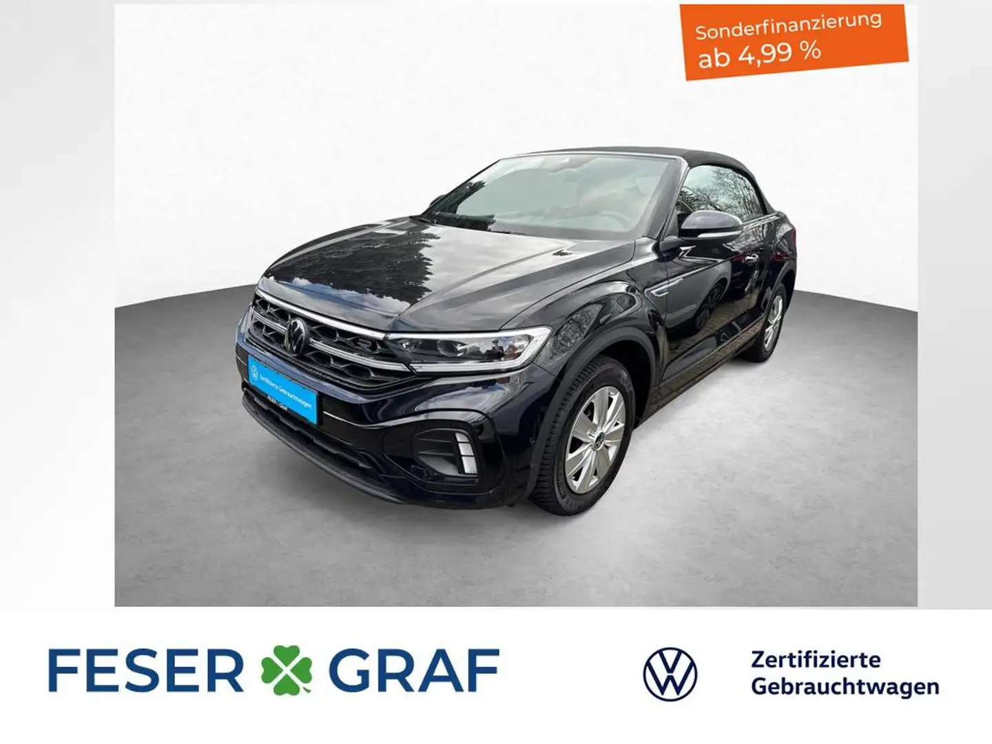 Volkswagen T-Roc Cabriolet R-Line 1.5 TSI 7-DSG BlackStyle KAMERA Schwarz - 1