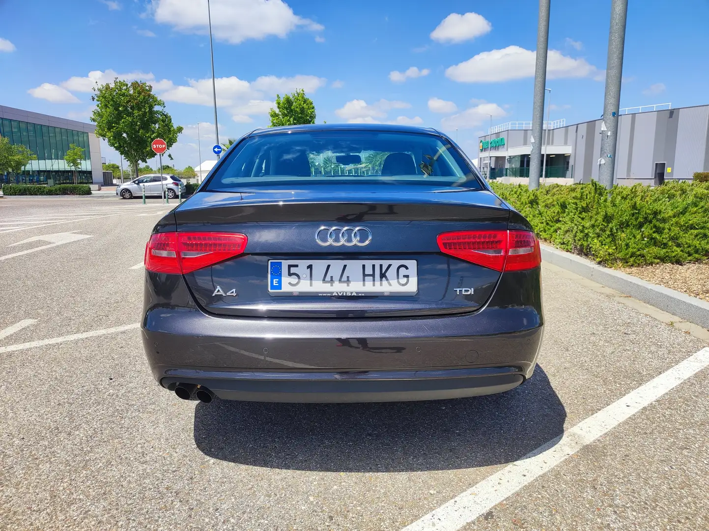 Audi A4 2.0 TDI 143 CV Gris - 1