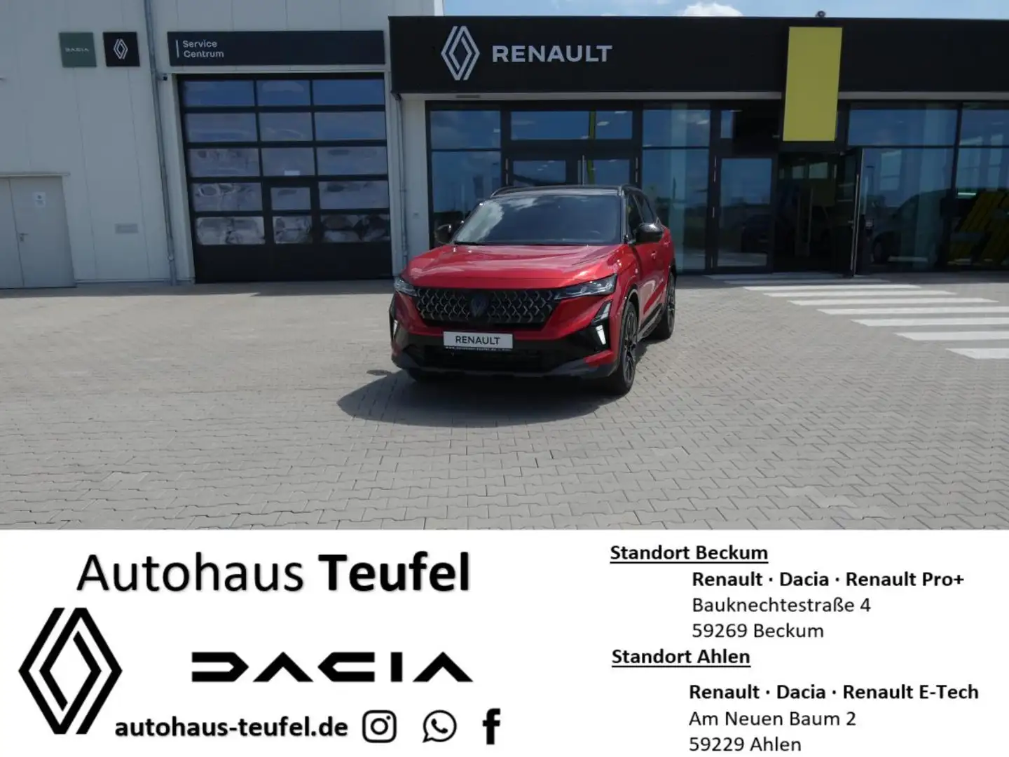 Renault Austral Techno Alpine Esprit MH 160 "Head-Up, beheizbare W Rot - 1