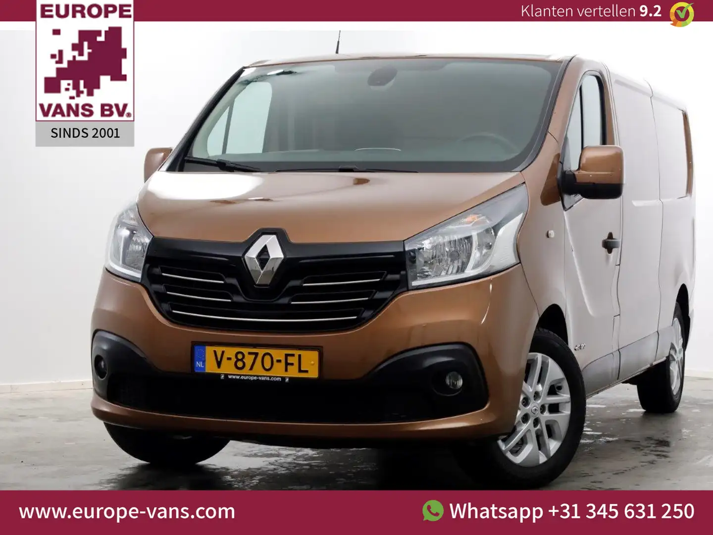 Renault Trafic 1.6 dCi 120pk E6 L2H1 Luxe Airco 03-2017 Brązowy - 1