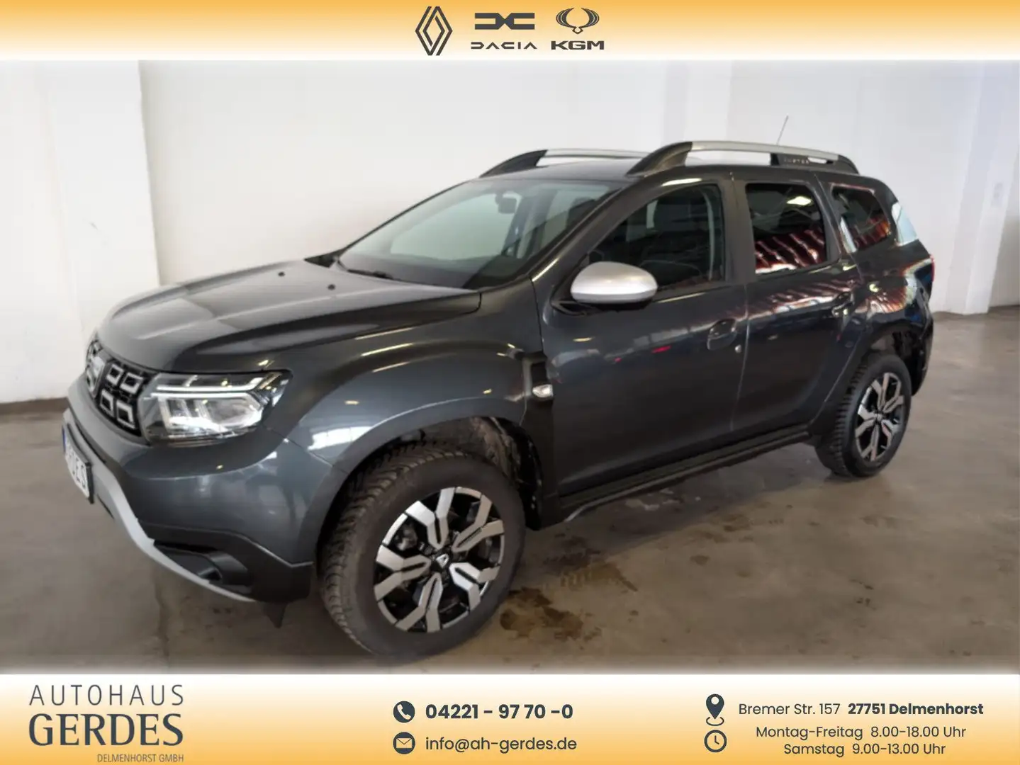 Dacia Duster Prestige 1.3 TCe 150 EDC Grau - 1