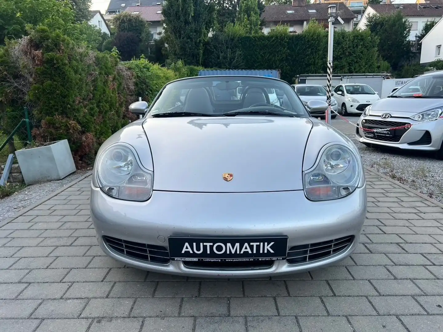 Porsche Boxster S 3.2 CABRIO NAVI LEDER KLIMA SCHECKHEFT Grau - 2