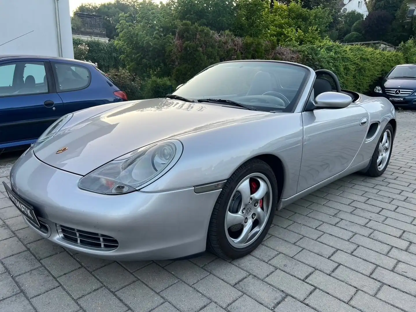 Porsche Boxster S 3.2 CABRIO NAVI LEDER KLIMA SCHECKHEFT Grau - 1