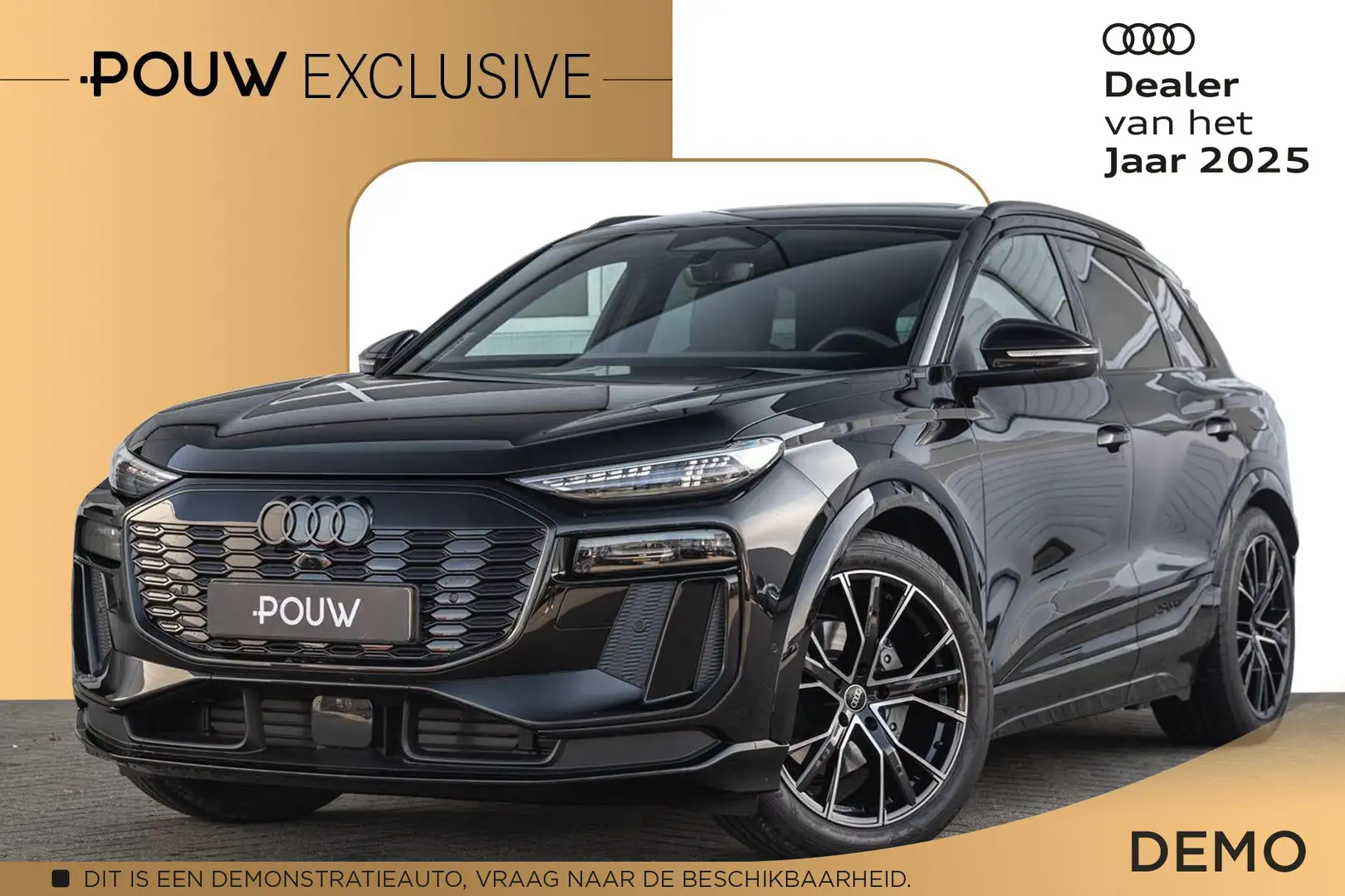 Audi Q6 e-tron Performance 306pk S-Line Edition 100 kWh | Negru - 1