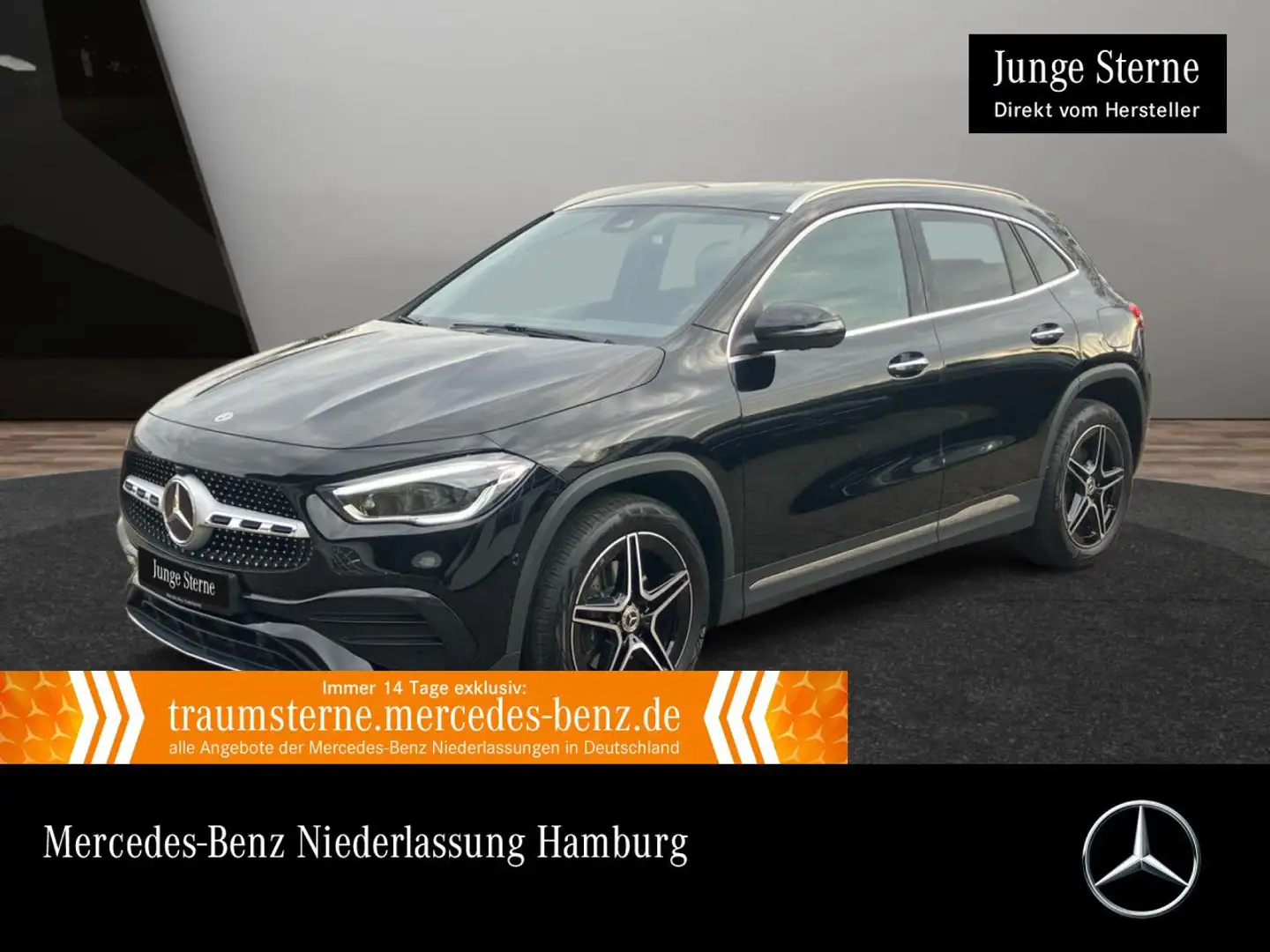 Mercedes-Benz GLA 250 e AMG+PANO+360°+AHK+MULTIBEAM+19"+TOTW+8G Schwarz - 1