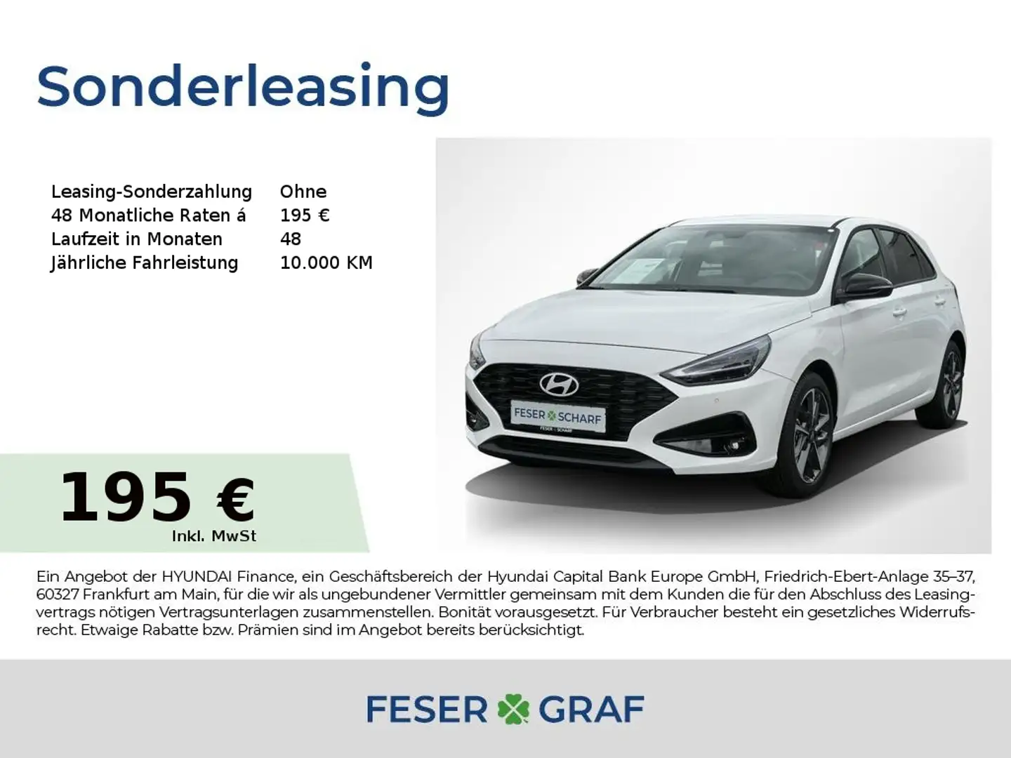 Hyundai i30 ADVANTAGE NAVI KAMERA LED CARPLAY SHZ LHZ Weiß - 1