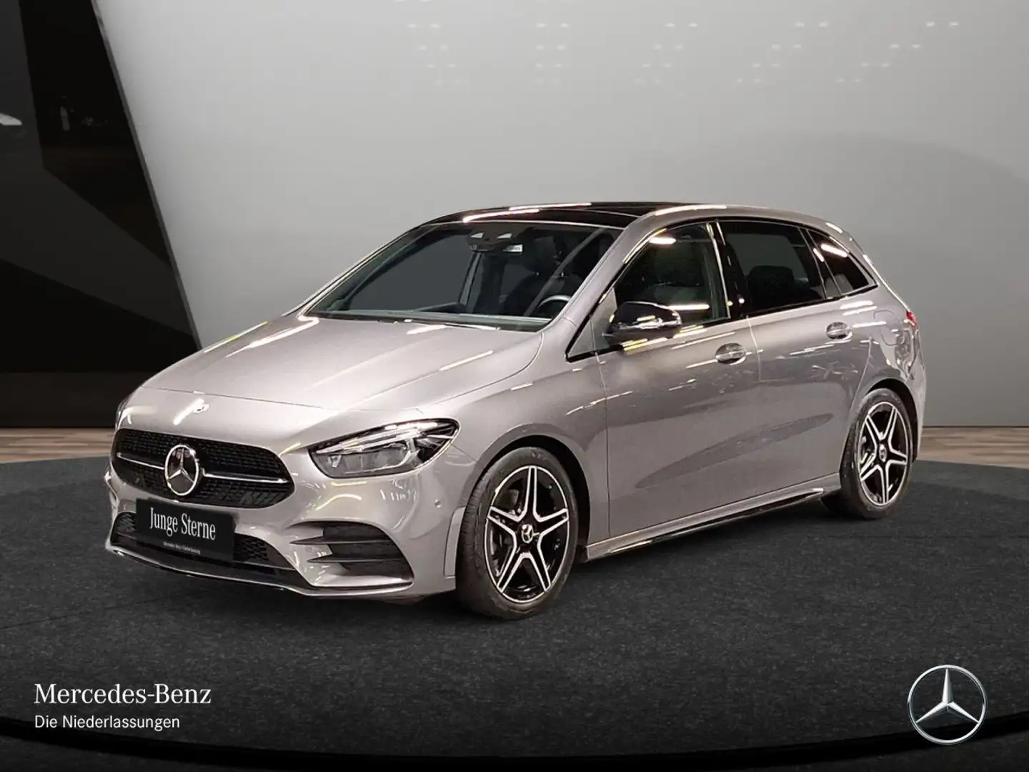Mercedes-Benz B 200 d EDITION 2020+AMG+NIGHT+PANO+MULTIBEAM+8G Grau - 2