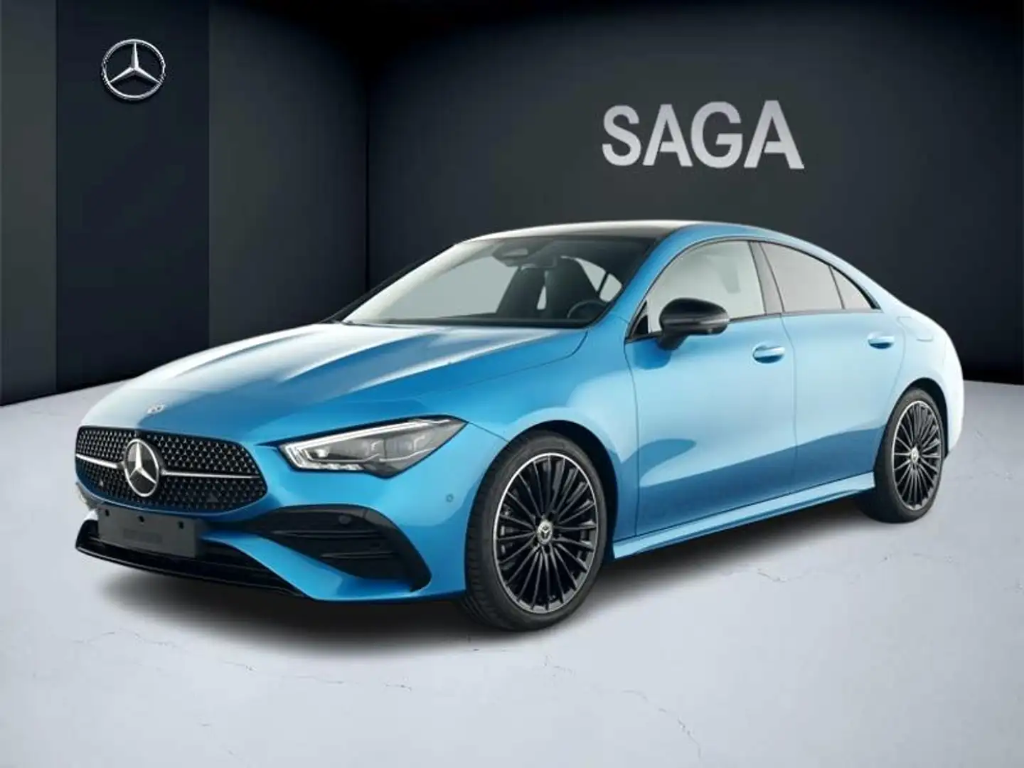 Mercedes-Benz CLA 220 220 Coupé 4Matic AMG Pack Night Burmester Pano Blauw - 1