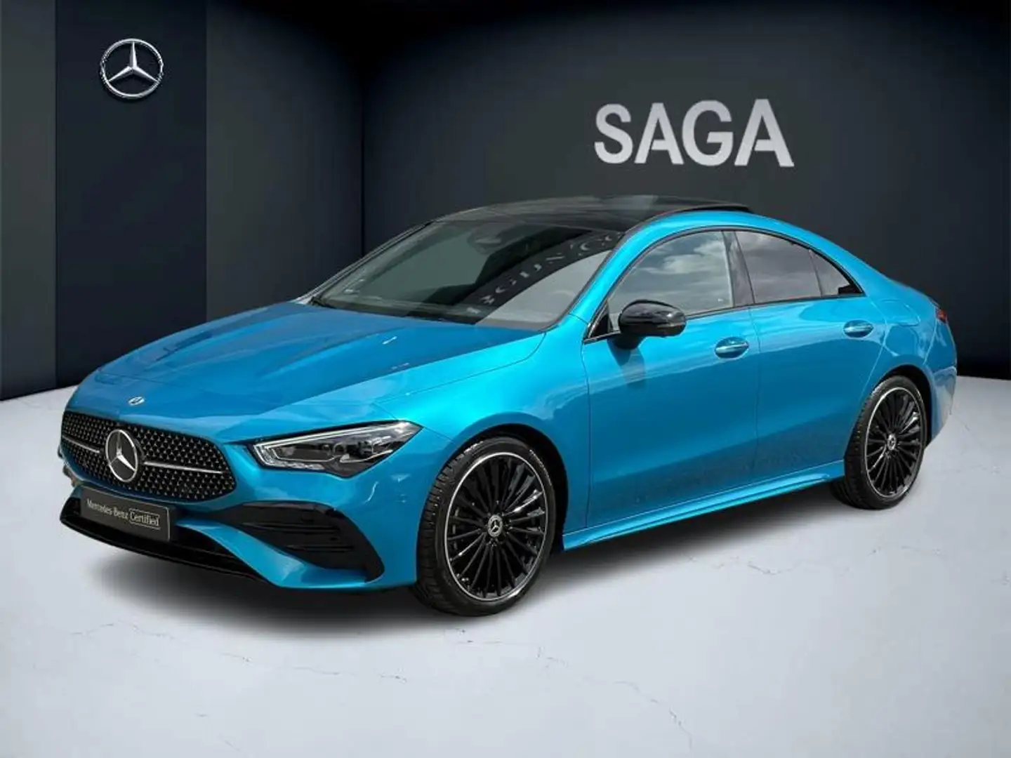 Mercedes-Benz CLA 220 220 Coupé 4Matic AMG Pack Night Burmester Pano Blau - 1