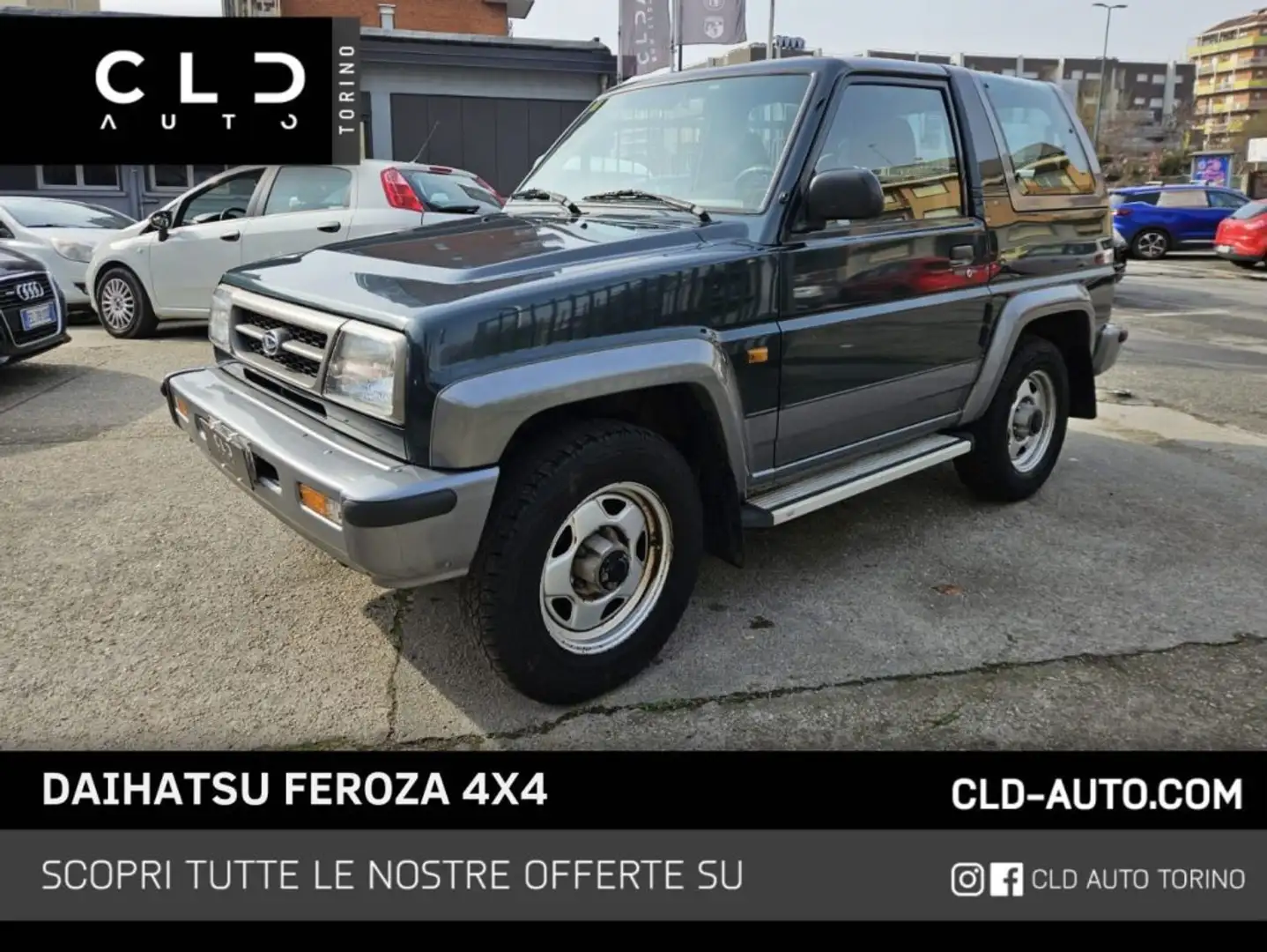 Daihatsu Feroza 1.6i cat Resin-top SX Gris - 1