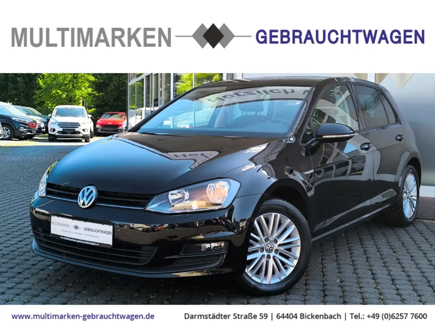 Volkswagen Golf VII Cup BMT 1.2 TSI Temp/PDCv+h/SHZ/Klimaat Schwarz - 1