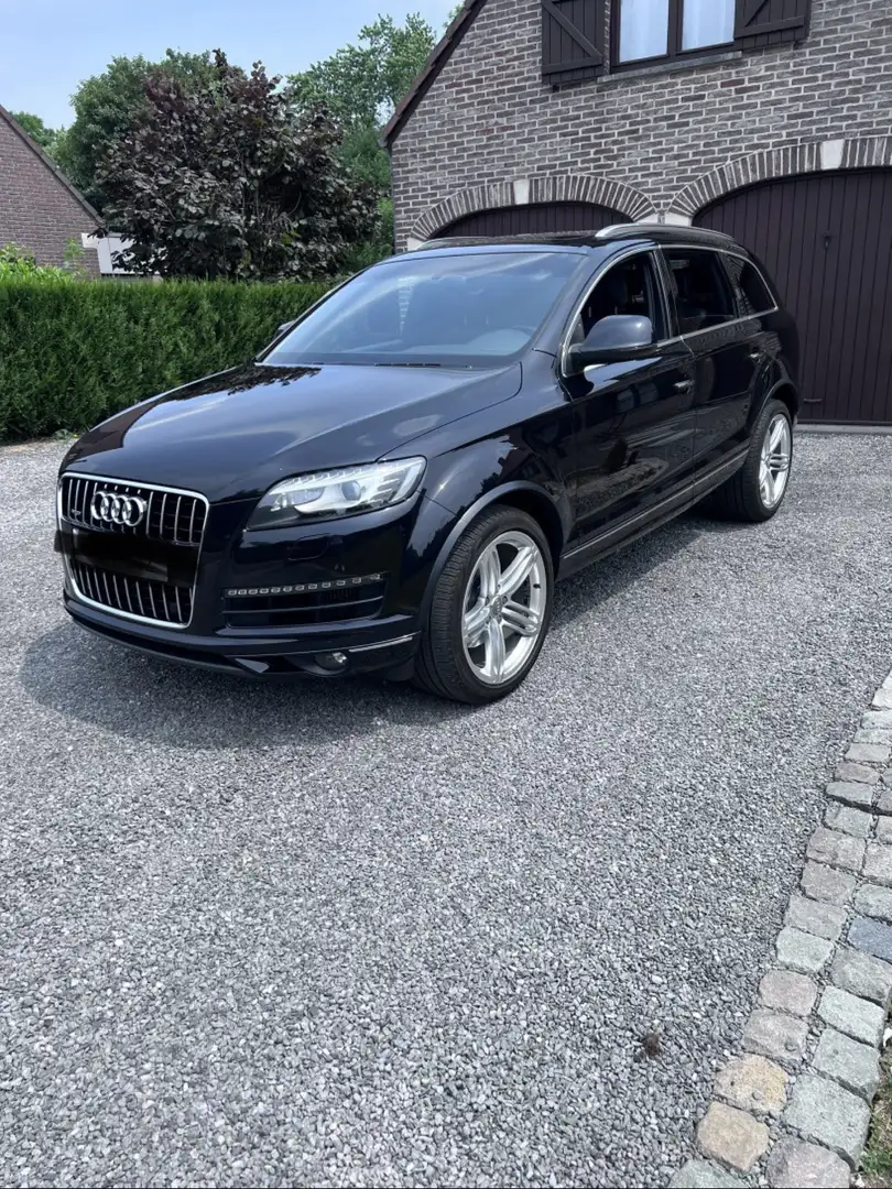 Audi Q7 3.0 TDi V6 S line problème injecteur Noir - 1