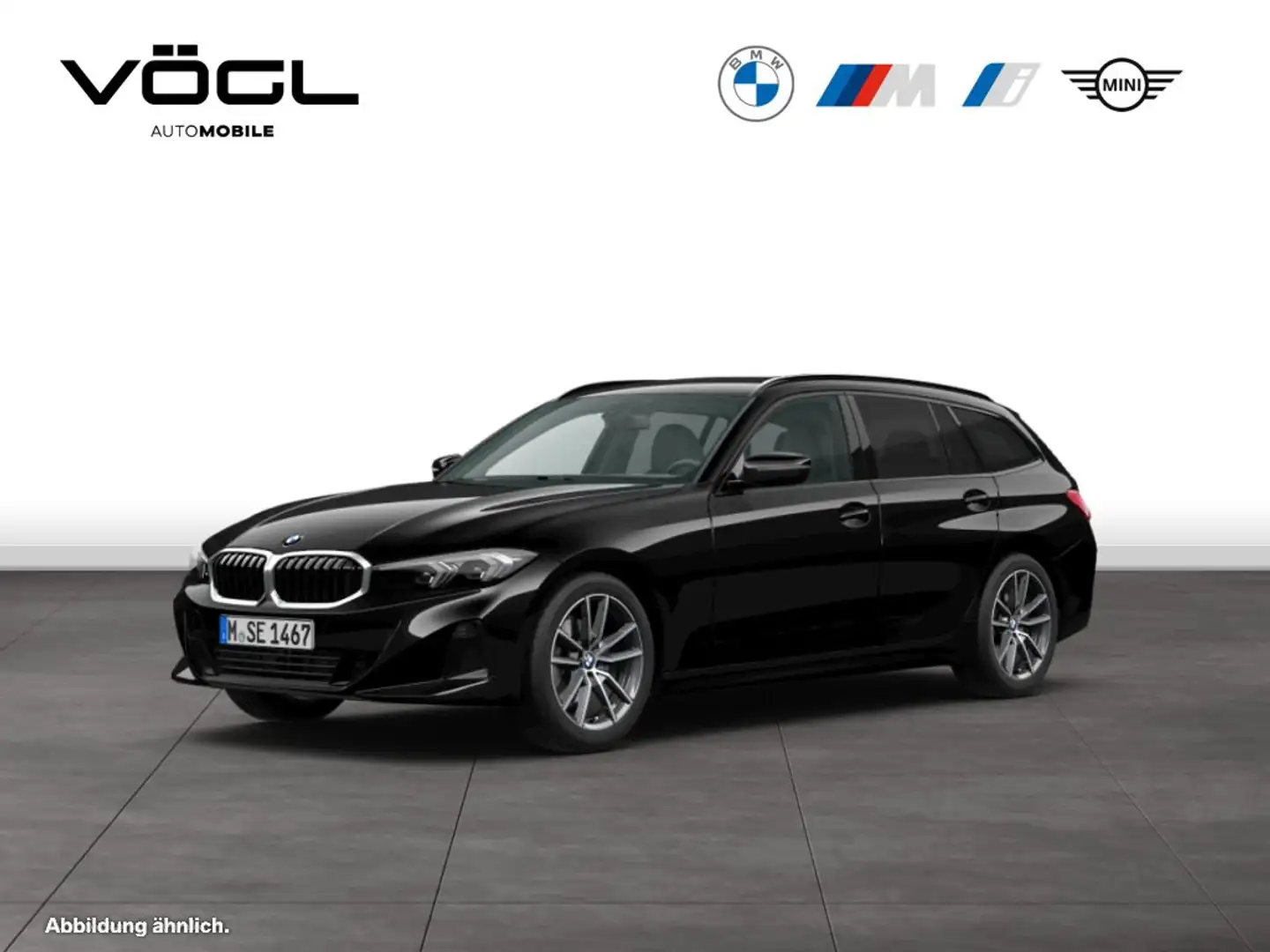 BMW 320 d Touring Sportsitze Tempomat AHK Noir - 1