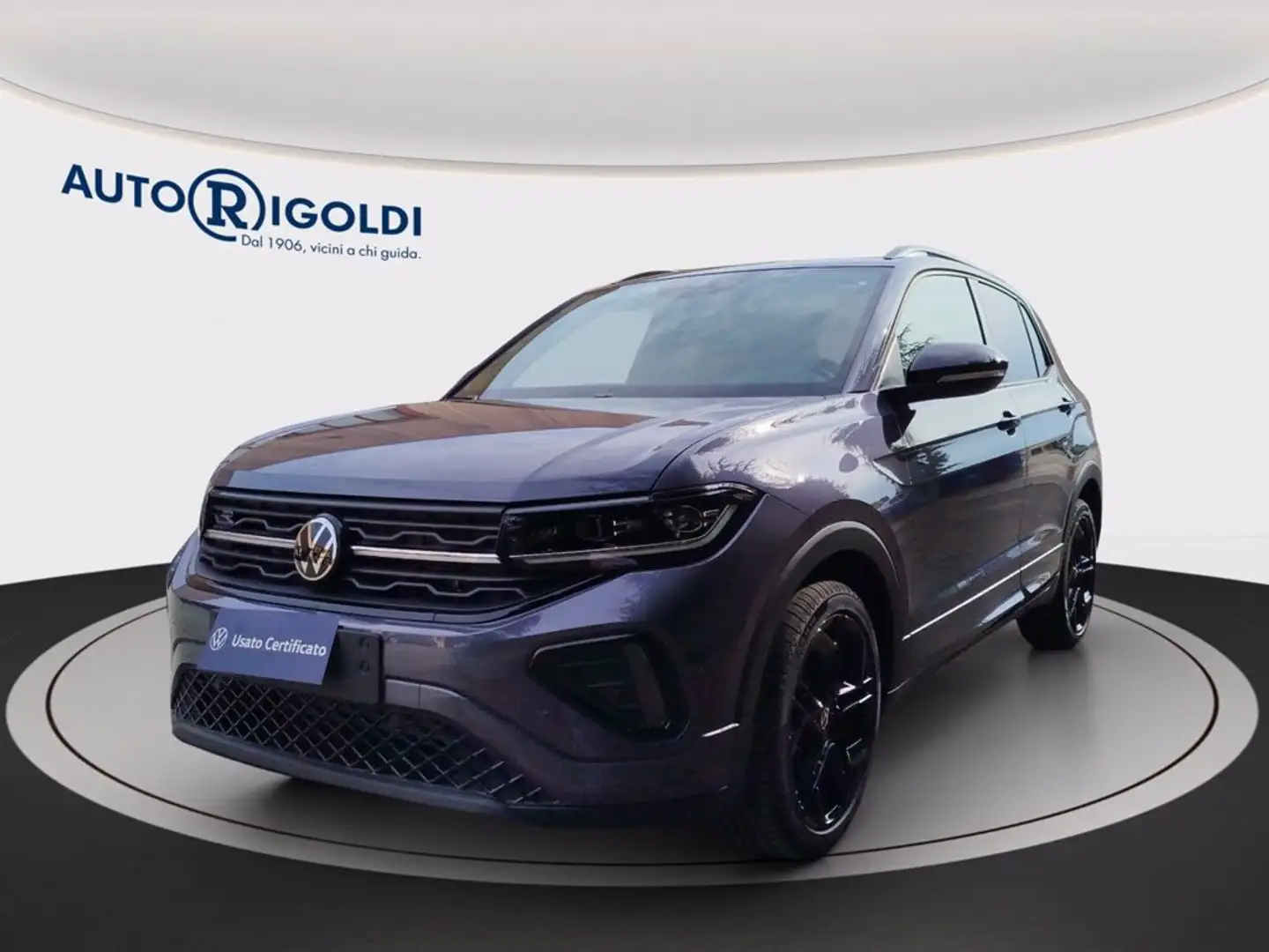 Volkswagen T-Cross 1.0 tsi r-line 115cv dsg Gris - 1