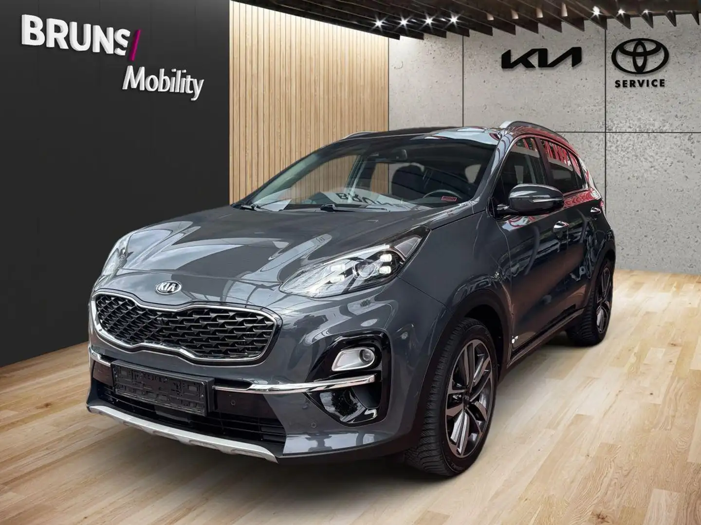 Kia Sportage 2.0 Diesel 4x4 Automatik Platinum AHK Grigio - 2