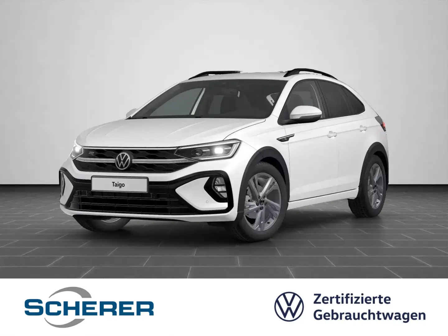 Volkswagen Taigo R-Line 1.0 TSI DSG | 4J Garantie | ACC | C Weiß - 1