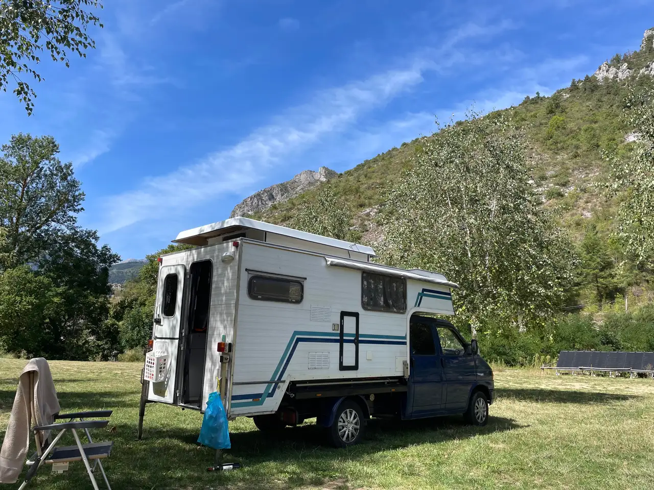 Volkswagen Transporter vw pickup with tischer camper unit, foto 1