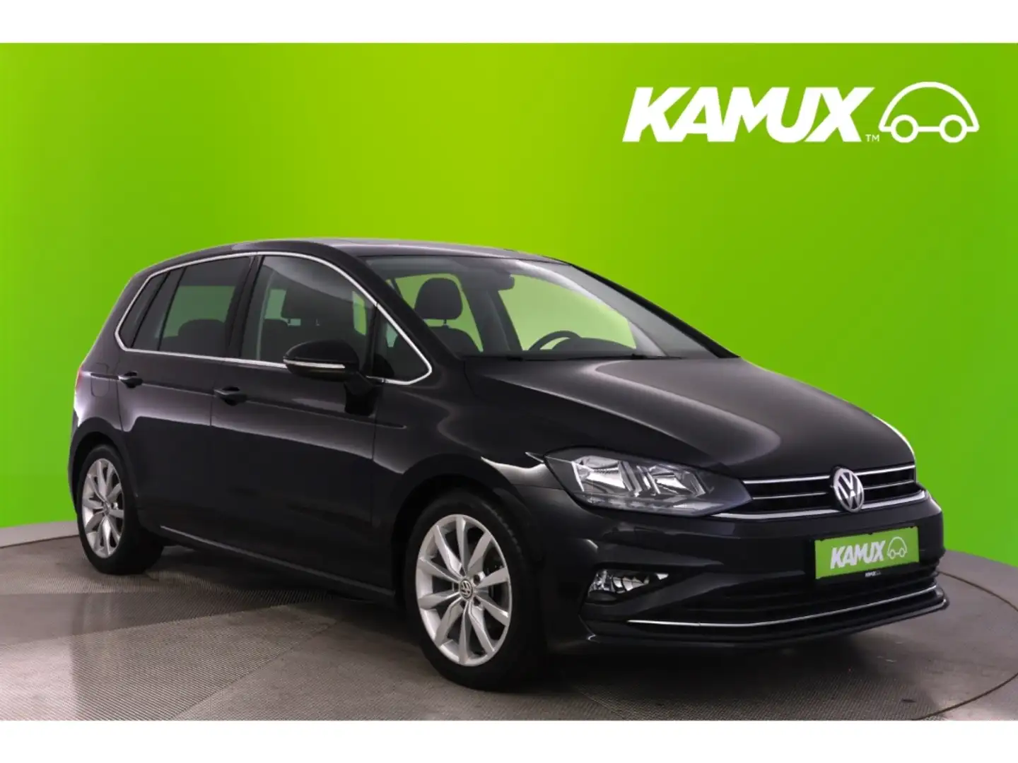 Volkswagen Golf Sportsvan 1.5TSI DSG Highline+LED+CARPLAY Zwart - 1