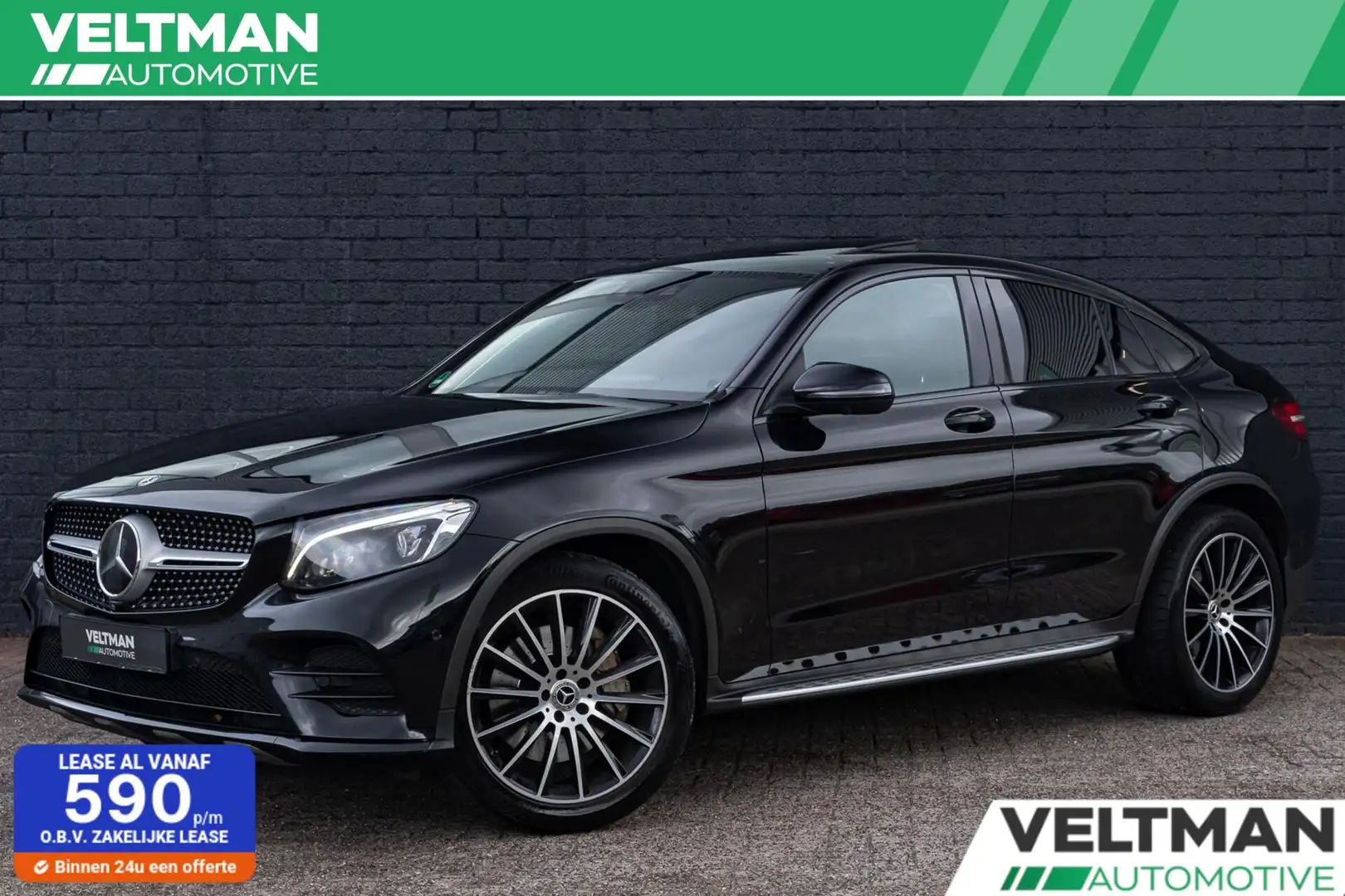 Mercedes-Benz GLC 300 4MATIC AMG LINE PANO TREKHAAK BURMESTER MEMORY Noir - 1