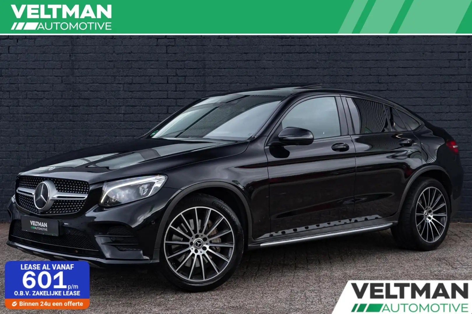 Mercedes-Benz GLC 300 4MATIC AMG LINE PANO TREKHAAK BURMESTER MEMORY Zwart - 1