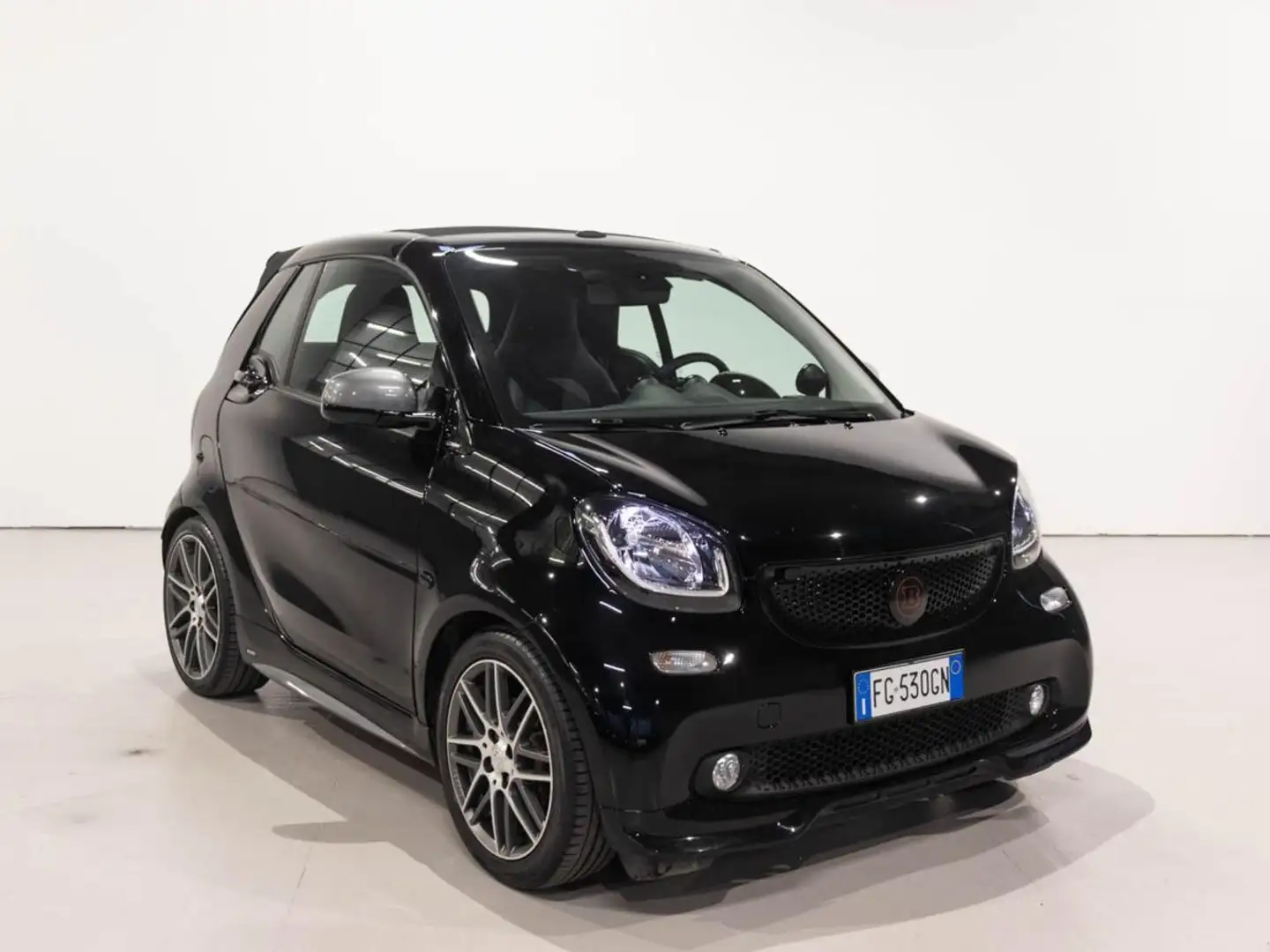 smart forTwo BRABUS 0.9 Turbo twinamic cabrio Nero - 1