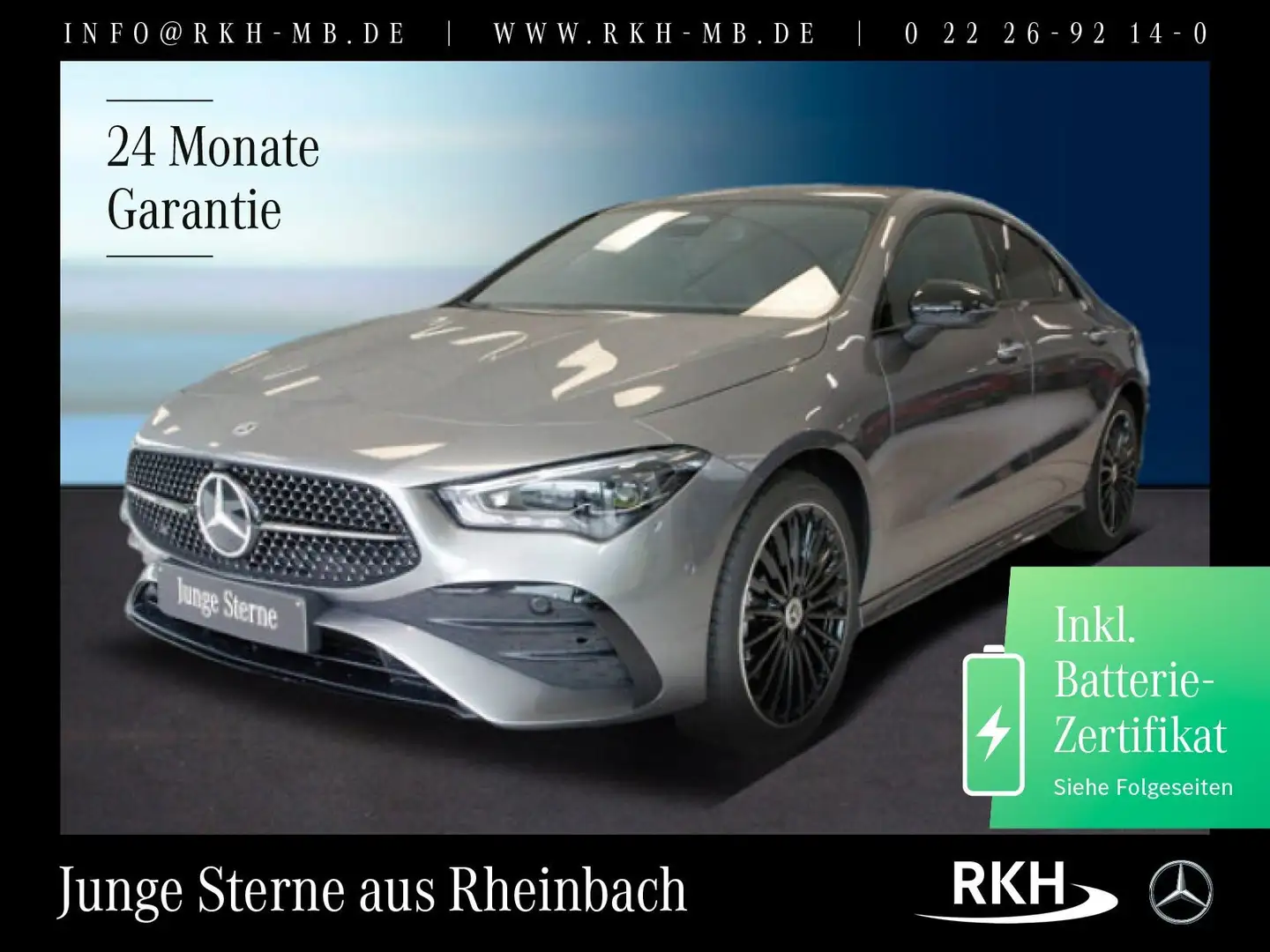 Mercedes-Benz CLA 250 CLA 250 e Coupé AMG Line Night/Pano/Distron/360° Gri - 1