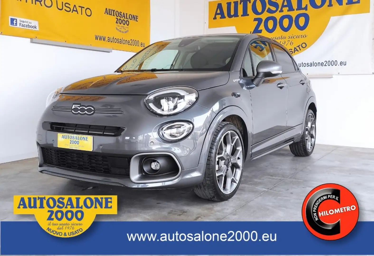 Fiat 500X 1.5Hybrid 130CV Sport Dolcevita TETTO/NEOPATENTATI Grigio - 1