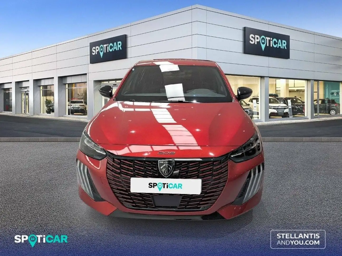 Peugeot 208 HYBRID 136 eDCS6 GT Rojo - 2