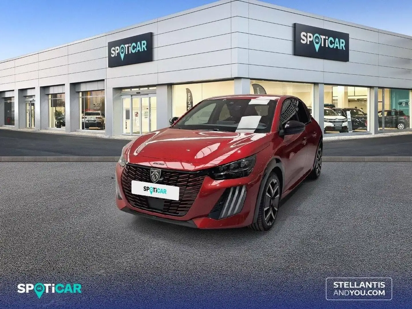 Peugeot 208 HYBRID 136 eDCS6 GT Rojo - 1