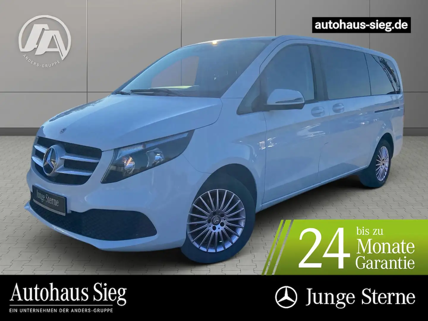 Mercedes-Benz V 220 RISE Lang Klima*Navi*Spurpaket*MBUX*DAB Weiß - 1
