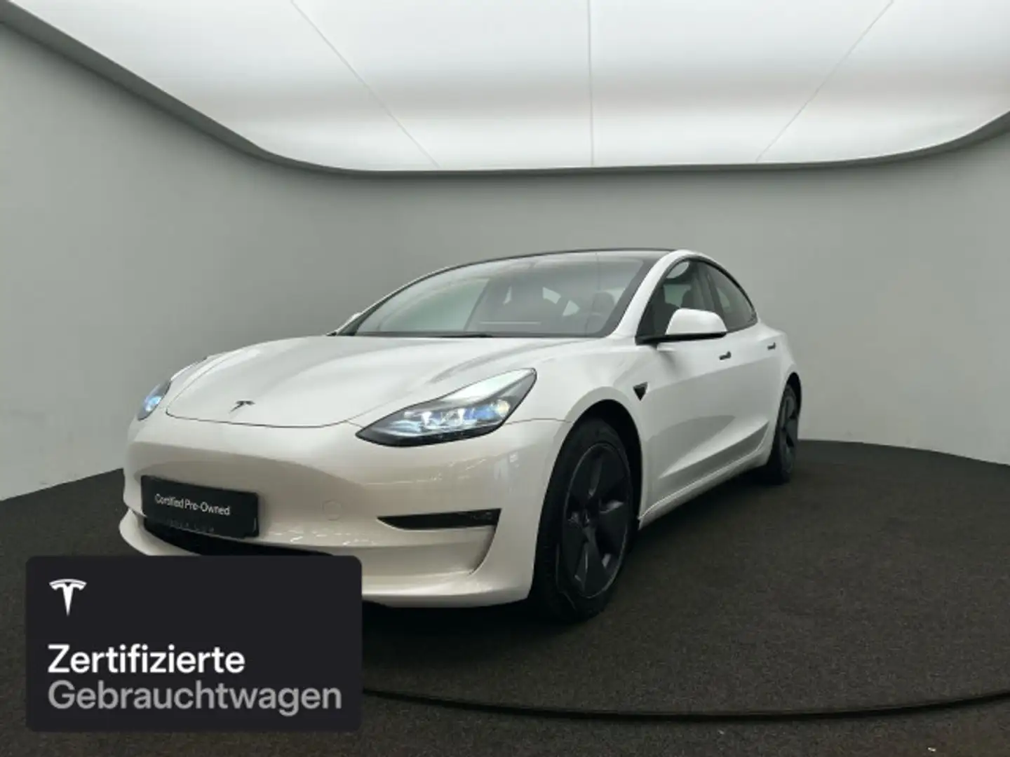 Tesla Model 3 Long Range AWD Weiß - 1