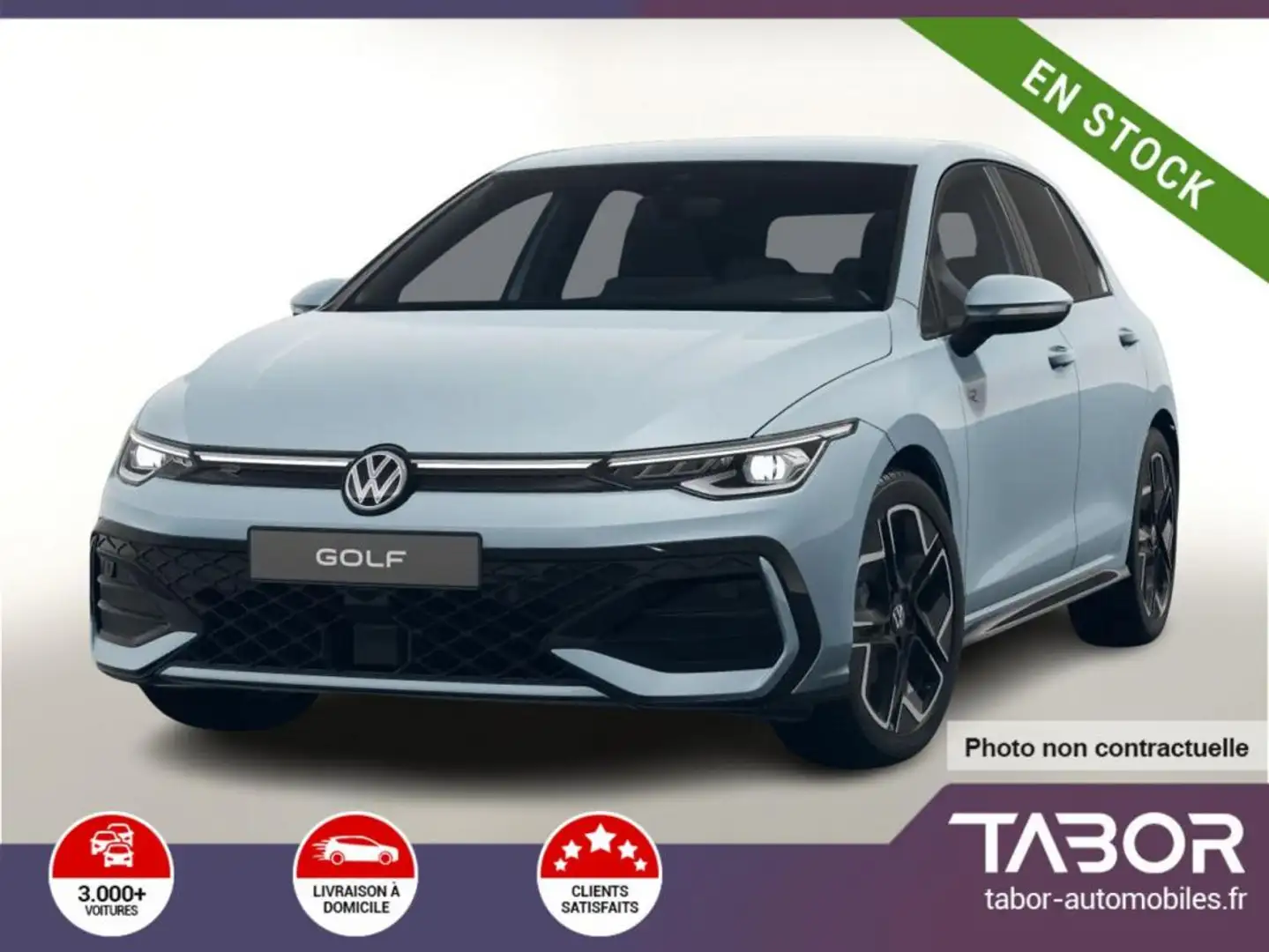 Volkswagen Golf 8 2.0 TDI DSG R-Line LED+ KeyL Bleu - 1