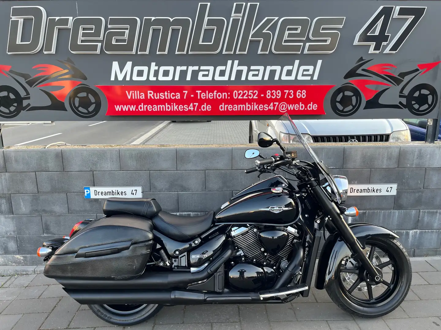 Suzuki VL 1500 **1.HAND**NUR 7000 KM**BLACK EDITION**KOFFER** Negru - 1