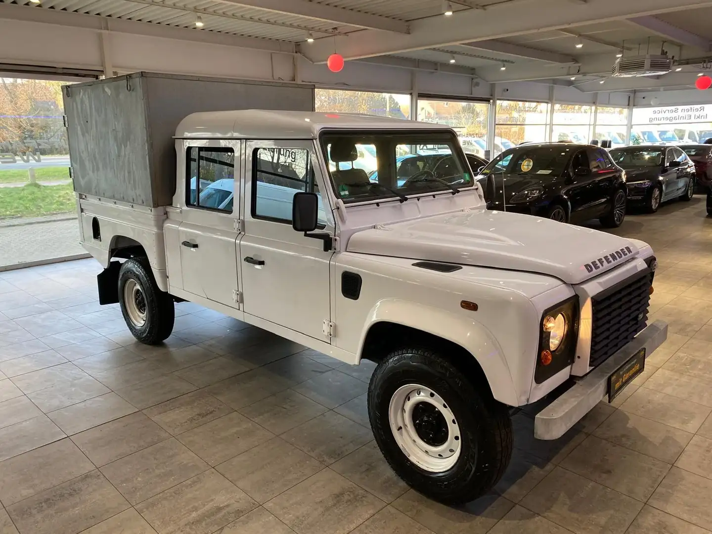 Land Rover Defender 2.2 Td4 130 E Crew Cab*Garantie*1.Hand* Weiß - 1