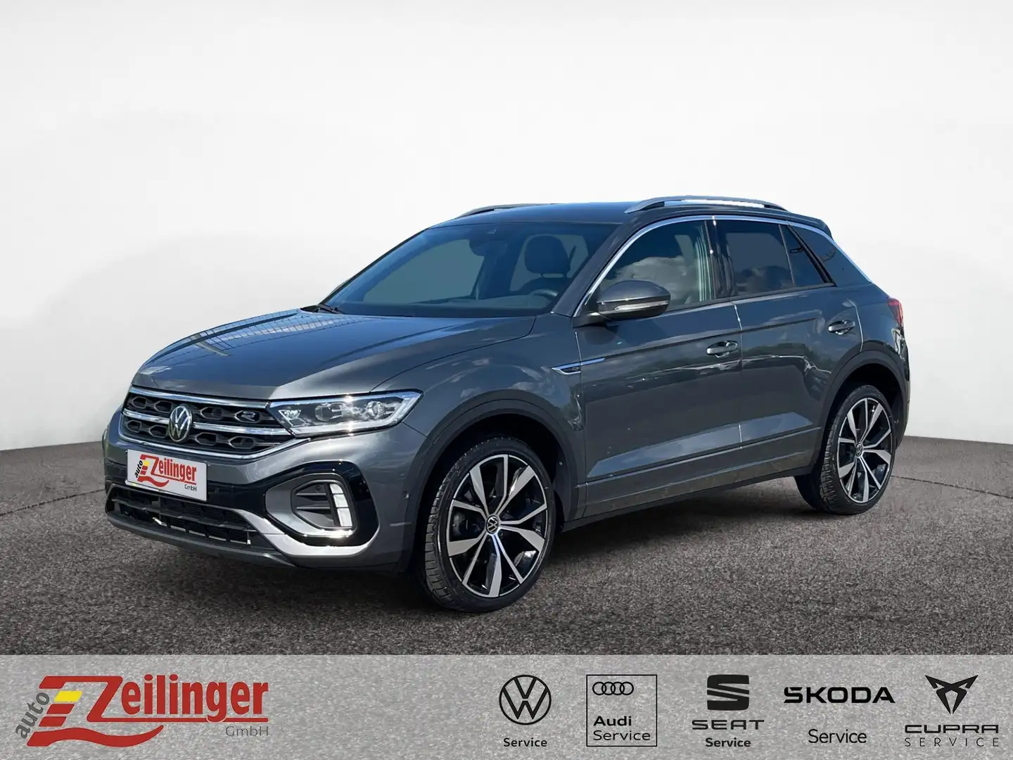 Volkswagen T-Roc R-Line TSI DSG|19"|NAVI|ACC|KAMERA|APP Grau - 1