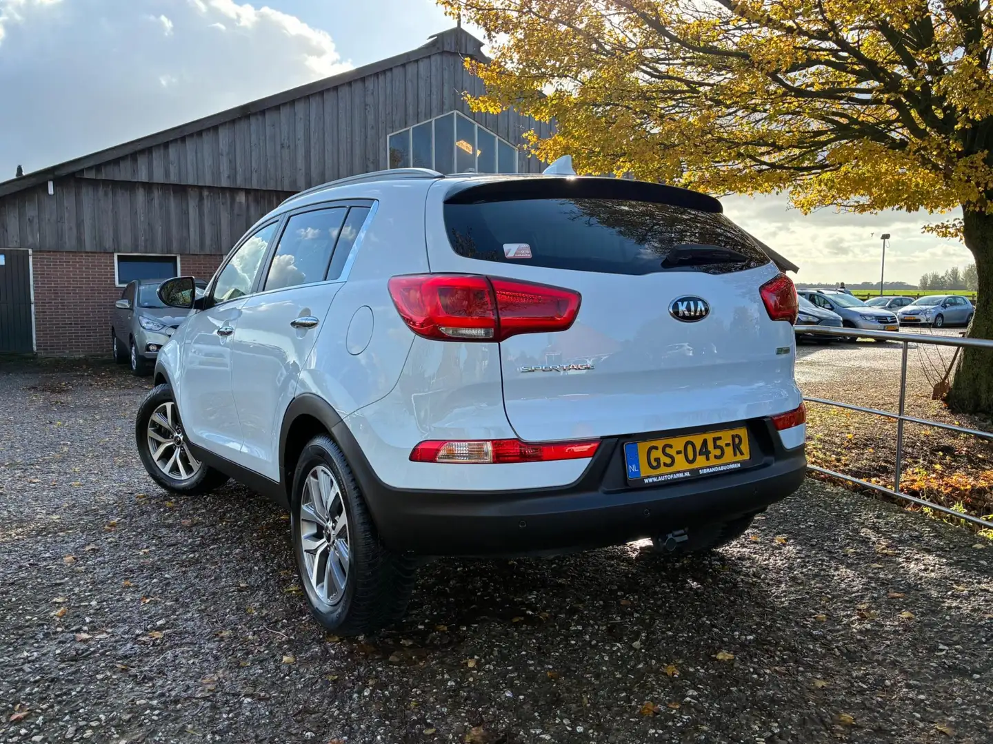 Kia Sportage 1.6 GDI | Leder + Clima + Cruise + Navi nu €10.975 Wit - 2