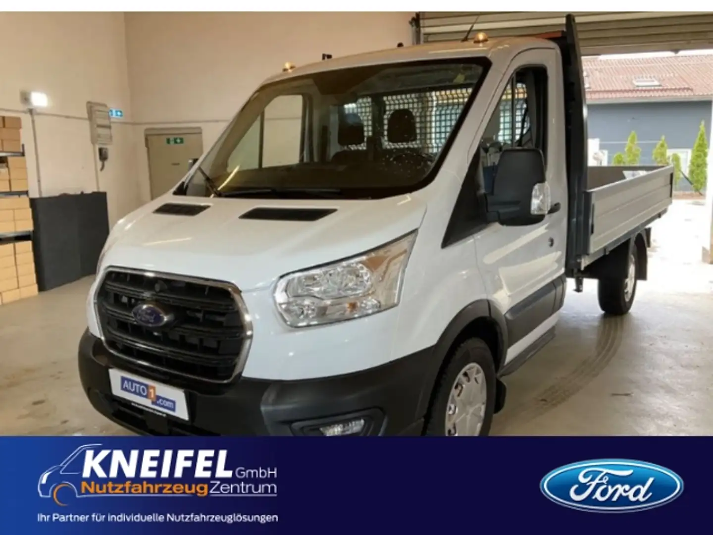 Ford Transit Pritsche 350 L2 Einzelkabine Trend 2.0 TDC Weiß - 1