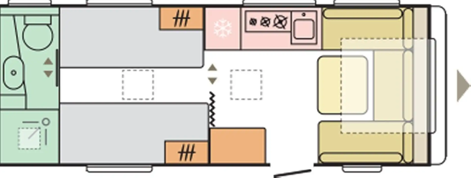 Adria Adora 572 UT Weiß - 2