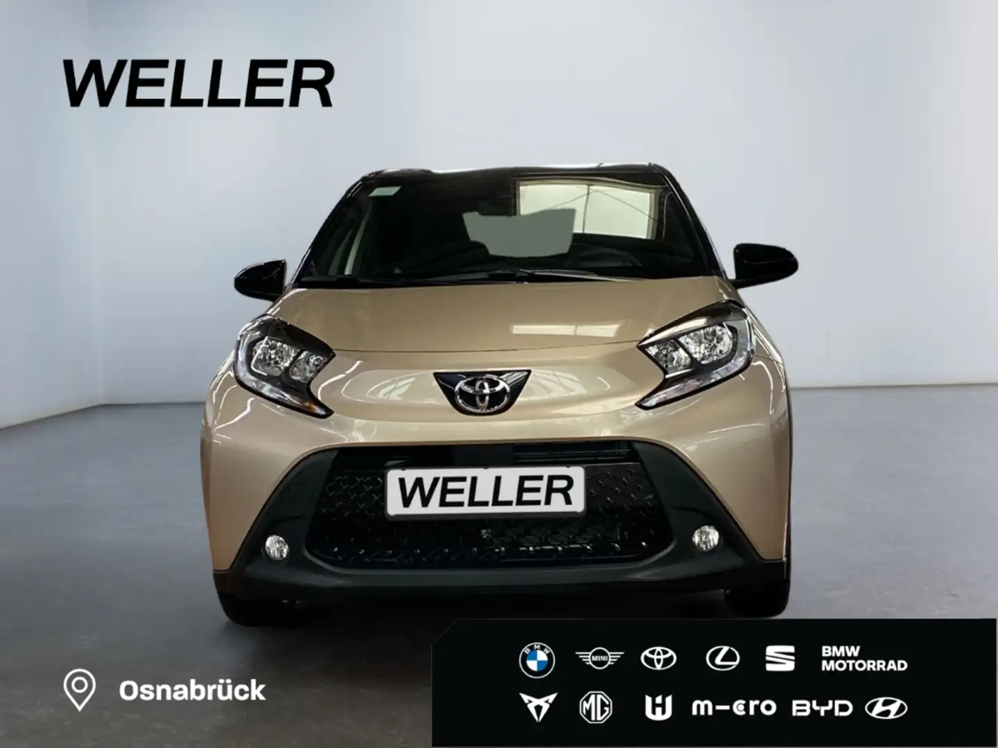 Toyota Aygo X Teamplayer *LED*Kamera*ACC*CarPlay*SHZ* Beige - 2
